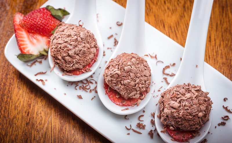 Brigadeiro de Biomassa — brigadeiro cremoso com sorvete de creme